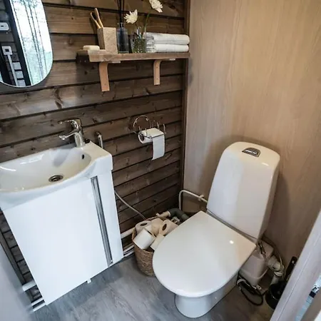 Borealis Village 6 With A Nature View, Fireplace, Sauna, Kitchen Сasa de vacaciones