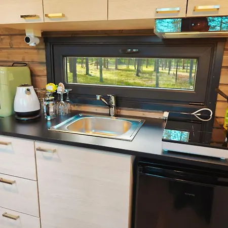 Borealis Village 6 With A Nature View, Fireplace, Sauna, Kitchen Muonio