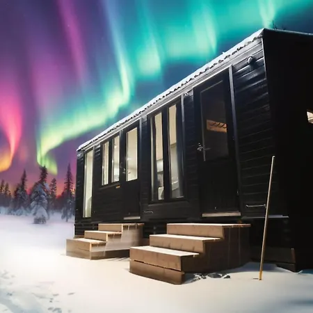 Borealis Village 6 With A Nature View, Fireplace, Sauna, Kitchen *