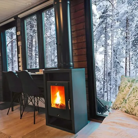 Borealis Village 6 With A Nature View, Fireplace, Sauna, Kitchen Сasa de vacaciones *