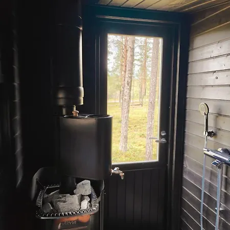 Borealis Village 6 With A Nature View, Fireplace, Sauna, Kitchen בית נופש מואוניו